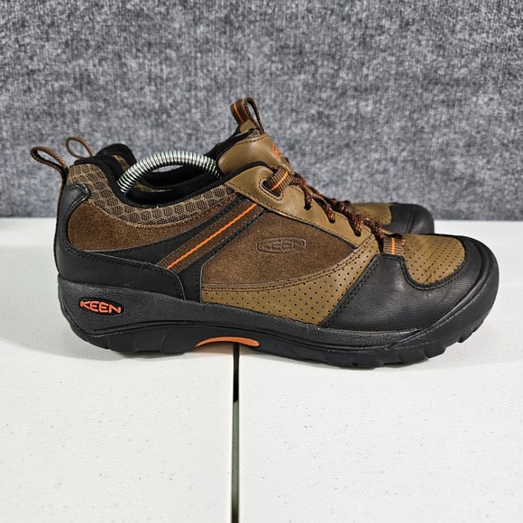 Keen Hightrail Vented Hiking Shoes Men's 10.5 Dark Earth/Oak Buff Cabincore VGUC